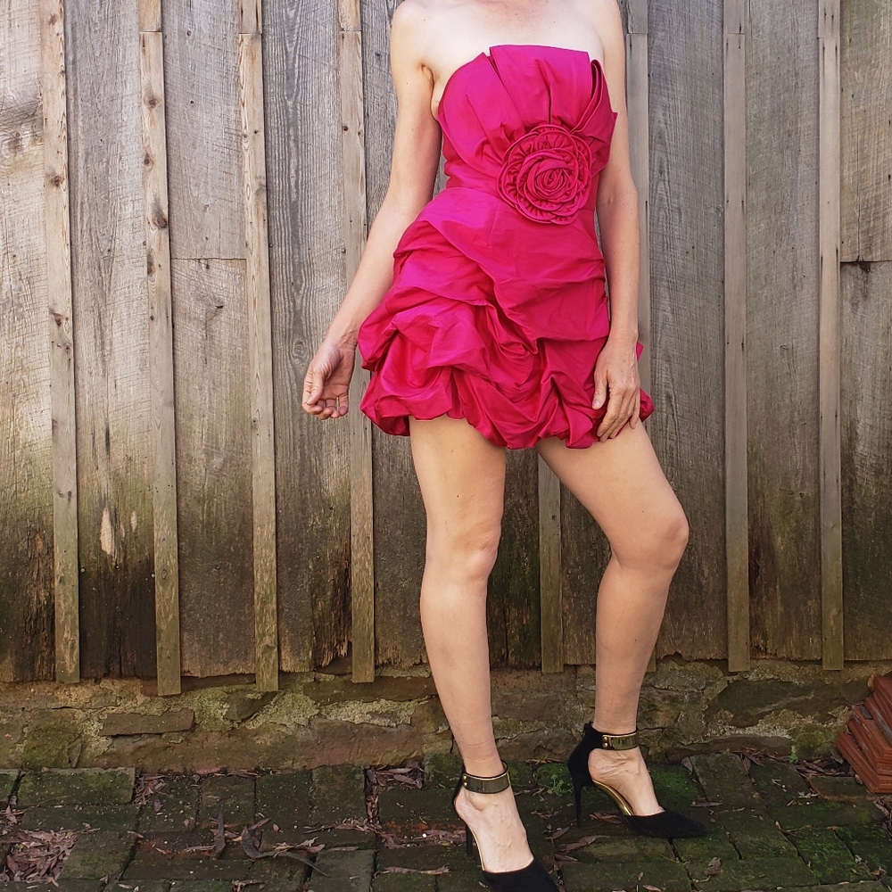 Jovani Silk Formal Mini Dress